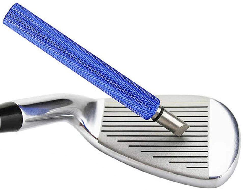 Golf Club Groove Sharpener, Re-Grooving Tool and Cleaner for Wedges & Irons - Generate Optimal Backspin - Suitable for U & V-Grooves  Bulex   