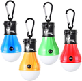 Dealbang Camping Gear and Equipment,Compact Camping Light Bulbs,Led Portable Hanging Battery Powered Tent Lights for Camping, Hiking, Outage Camping Essentials Accessories Sporting Goods > Outdoor Recreation > Camping & Hiking > Tent Accessories DealBang Multi W/ Green,4-pcs  