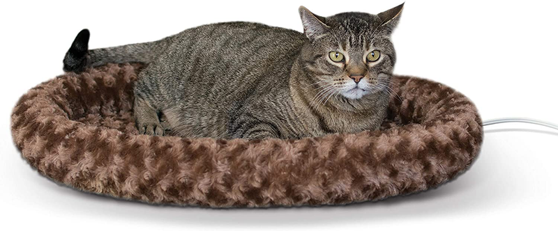 K&H PET PRODUCTS Thermo-Kitty Fashion Splash Animals & Pet Supplies > Pet Supplies > Cat Supplies > Cat Beds K&H PET PRODUCTS Mocha Large 16 X 22 Inches 