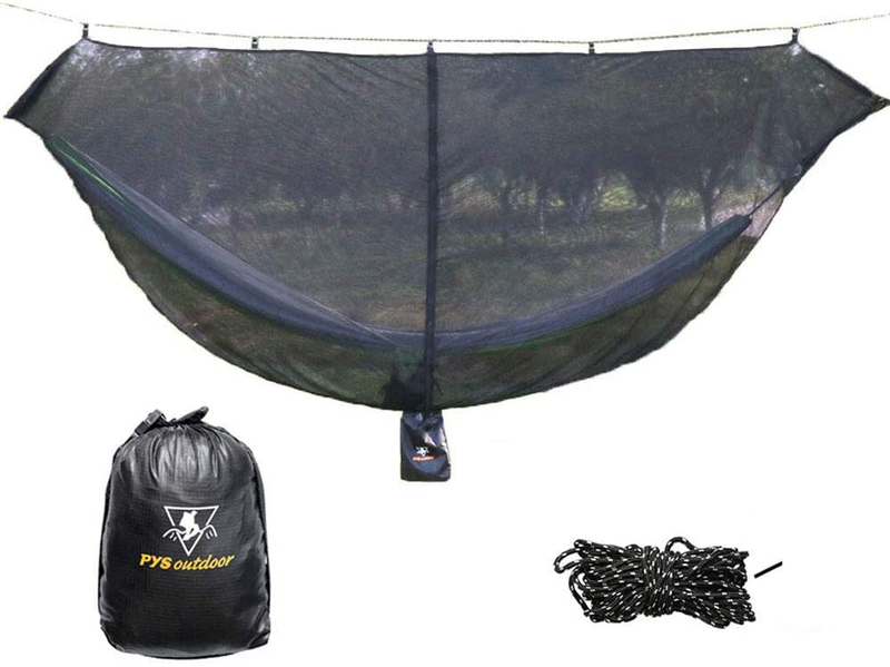 Pys Hammock Bug Net - 12' Hammock Mosquito Net Fits All Camping Hammocks, Compact, Lightweight and Fast Easy Set Up, Security from Bugs and Mosquitoes, Essential Camping and Survival Gear Sporting Goods > Outdoor Recreation > Camping & Hiking > Mosquito Nets & Insect Screens pys   