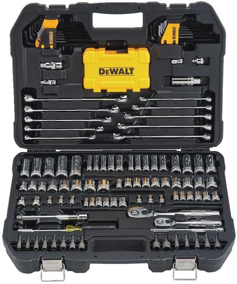 DEWALT Mechanics Tools Kit and Socket Set, 142-Piece (DWMT73802) Hardware > Tools > Tool Sets Dewalt 142 PC Tools Kit & Socket 