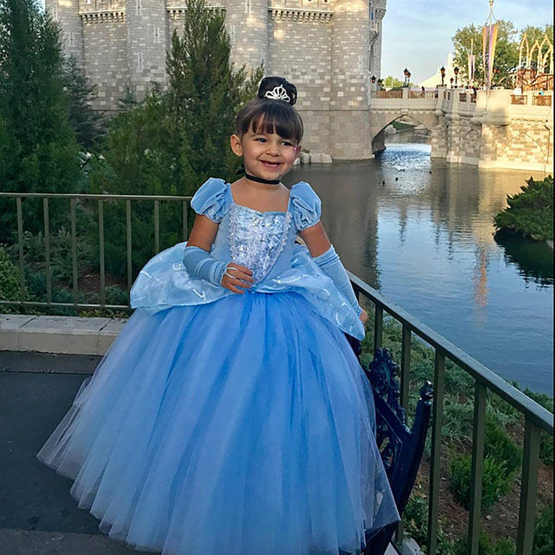 KIOMI Cinderella Princess Dress Costume for Toddler Girls Halloween 2-11T Apparel & Accessories > Costumes & Accessories > Costumes KIOMI   