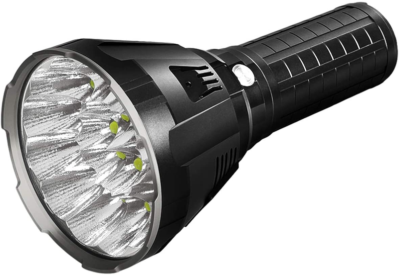 IMALENT MS18 Brightest Flashlight 100,000 Lumens, 18Pcs XHP70 2Nd Leds,Long Throw up to 1350 Meters, with OLED Display and Built-In Cooling Tools (MS18W Warm White Light) Sporting Goods > Outdoor Recreation > Camping & Hiking > Camping Tools IMALENT Ms18  