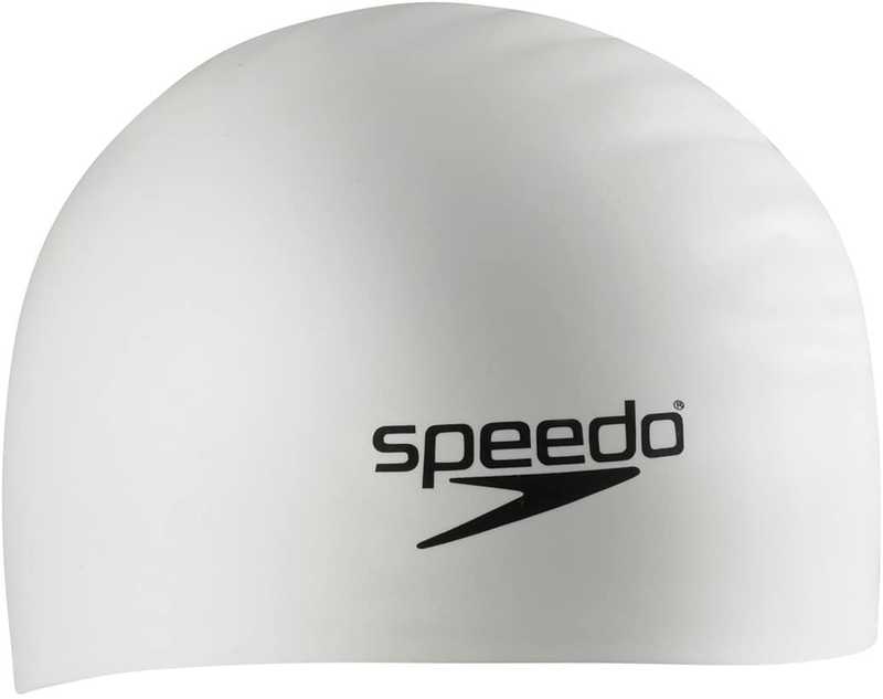 Speedo Unisex-Adult Swim Cap Silicone Long Hair Sporting Goods > Outdoor Recreation > Boating & Water Sports > Swimming > Swim Caps Speedo White  