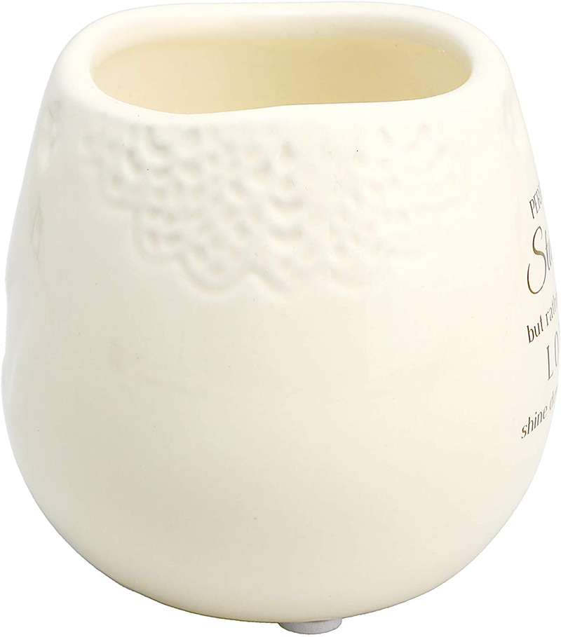 Pavilion Gift Company 19175 in Memory Loved Ones Shine Ceramic Soy Wax Candle