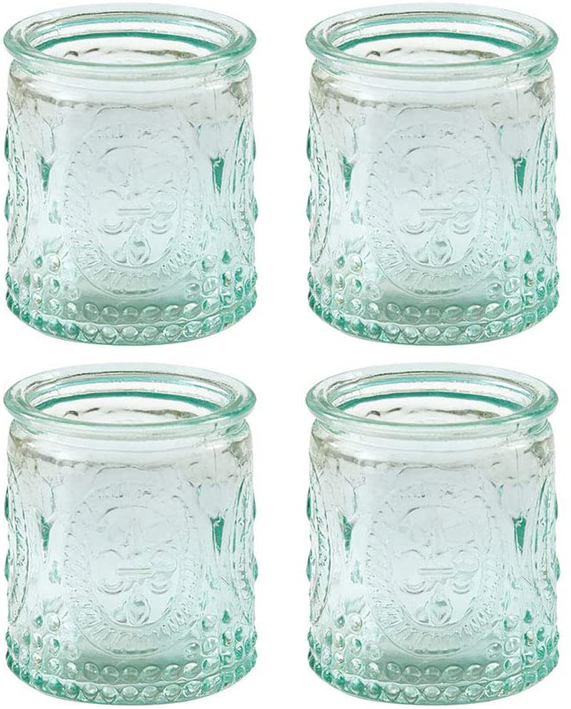 Kate Aspen Vintage Blue Glass Tealight Holder (Set of 4) Home & Garden > Decor > Home Fragrance Accessories > Candle Holders Kate Aspen Blue  