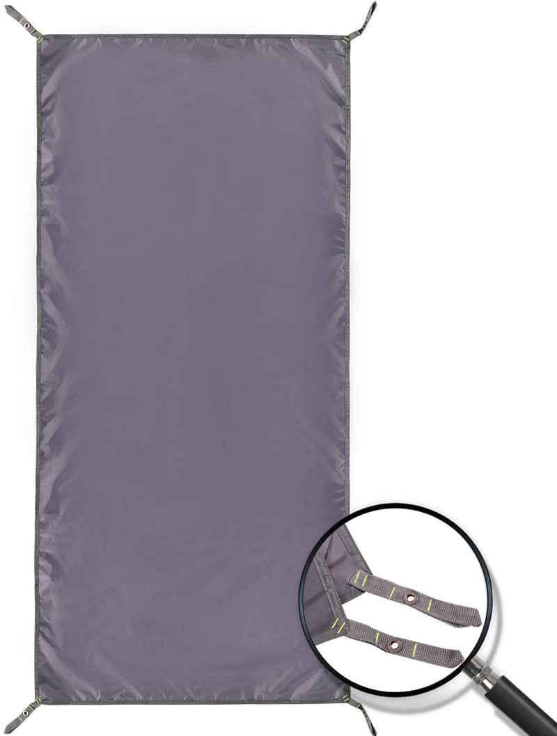 REDCAMP Waterproof Camping Tarp, 4 in 1 Multifunctional Tent Footprint for Camping, Hiking, Backpacking, Lightweight and Compact Sporting Goods > Outdoor Recreation > Camping & Hiking > Tent Accessories REDCAMP 36" X83"  