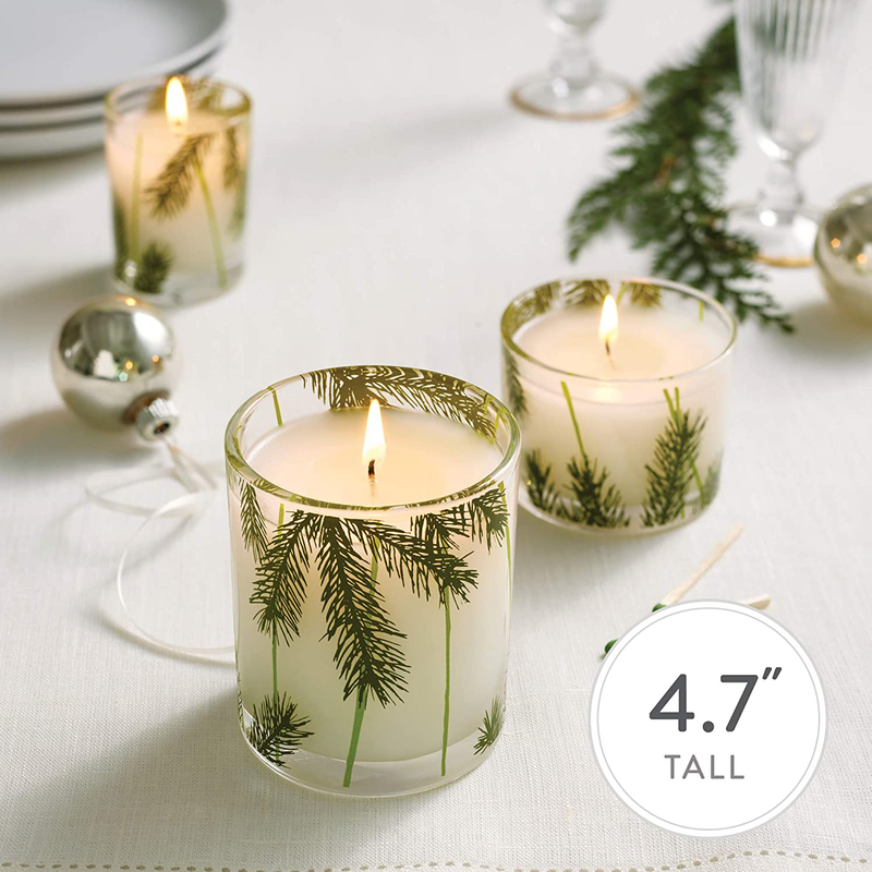 Thymes Gilded Ceramic Candle - 11 Oz - Frasier Fir Home & Garden > Decor > Home Fragrances > Candles Thymes   