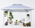 COOSHADE 13x13Ft Pop Up Canopy Tent Instant Folding Shelter 169 Square Feet Large Outdoor Sun Protection Shade(Coffee) Home & Garden > Lawn & Garden > Outdoor Living > Outdoor Structures > Canopies & Gazebos COOSHADE Gray 13x13 