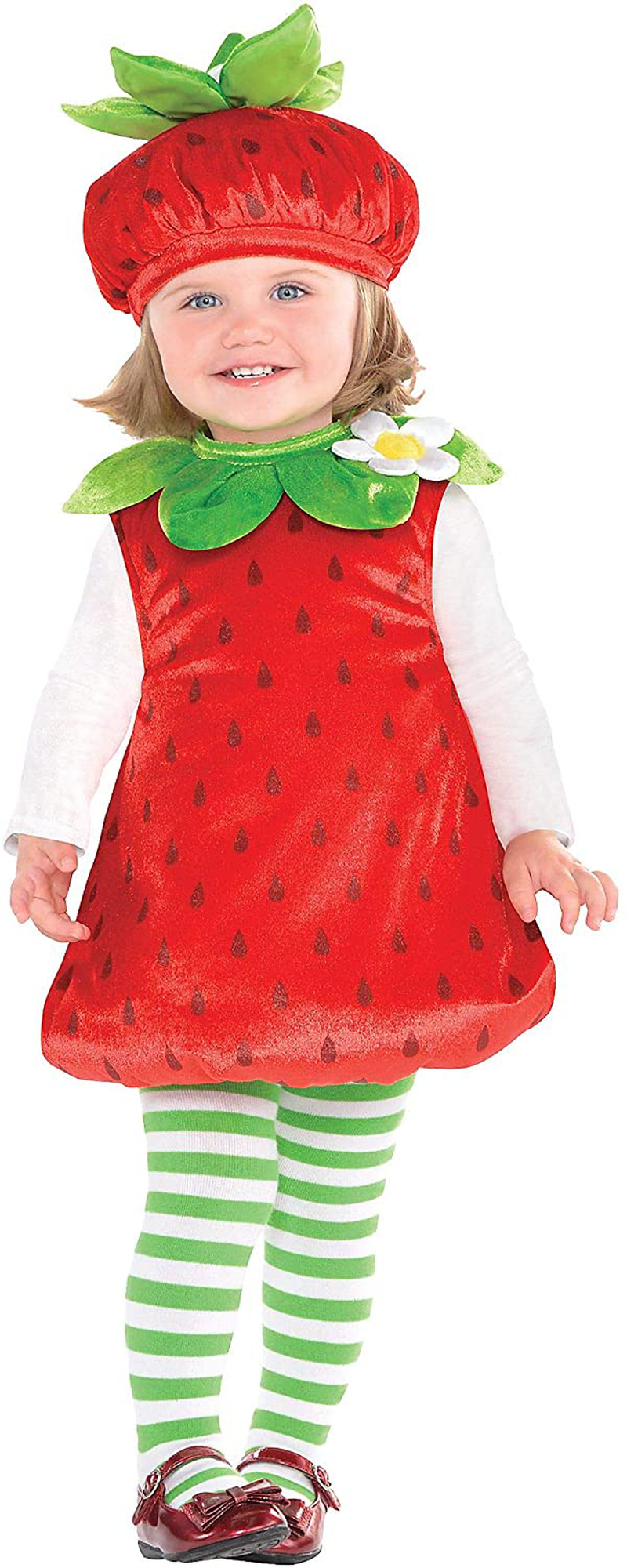 Strawberry Baby Costume | 12-24 mos. | 3 Pcs. Apparel & Accessories > Costumes & Accessories > Costumes SUIT YOURSELF Default Title  