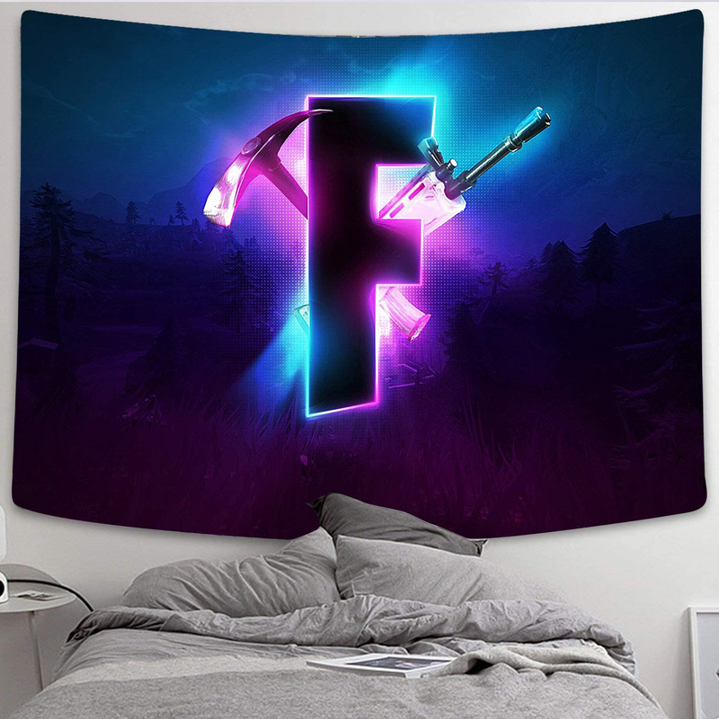 DBLLF Video Gaming Tapestry Funny Cool Game Theme Stuff Tapestries for Men Teen Boy Bedroom, Funny Modern Video Game Tapestries Poster Blanket College Dorm Home Decor 80”60” DBZY0601 Home & Garden > Decor > Artwork > Decorative TapestriesHome & Garden > Decor > Artwork > Decorative Tapestries DBLLF   
