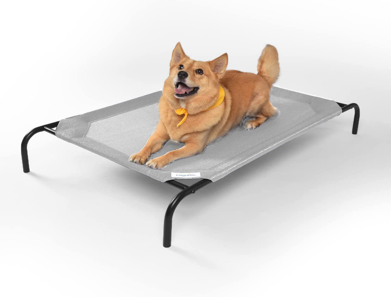 Coolaroo the Original Cooling Elevated Pet Bed, S to L Sizes Animals & Pet Supplies > Pet Supplies > Dog Supplies > Dog Beds Coolaroo Grey Medium 