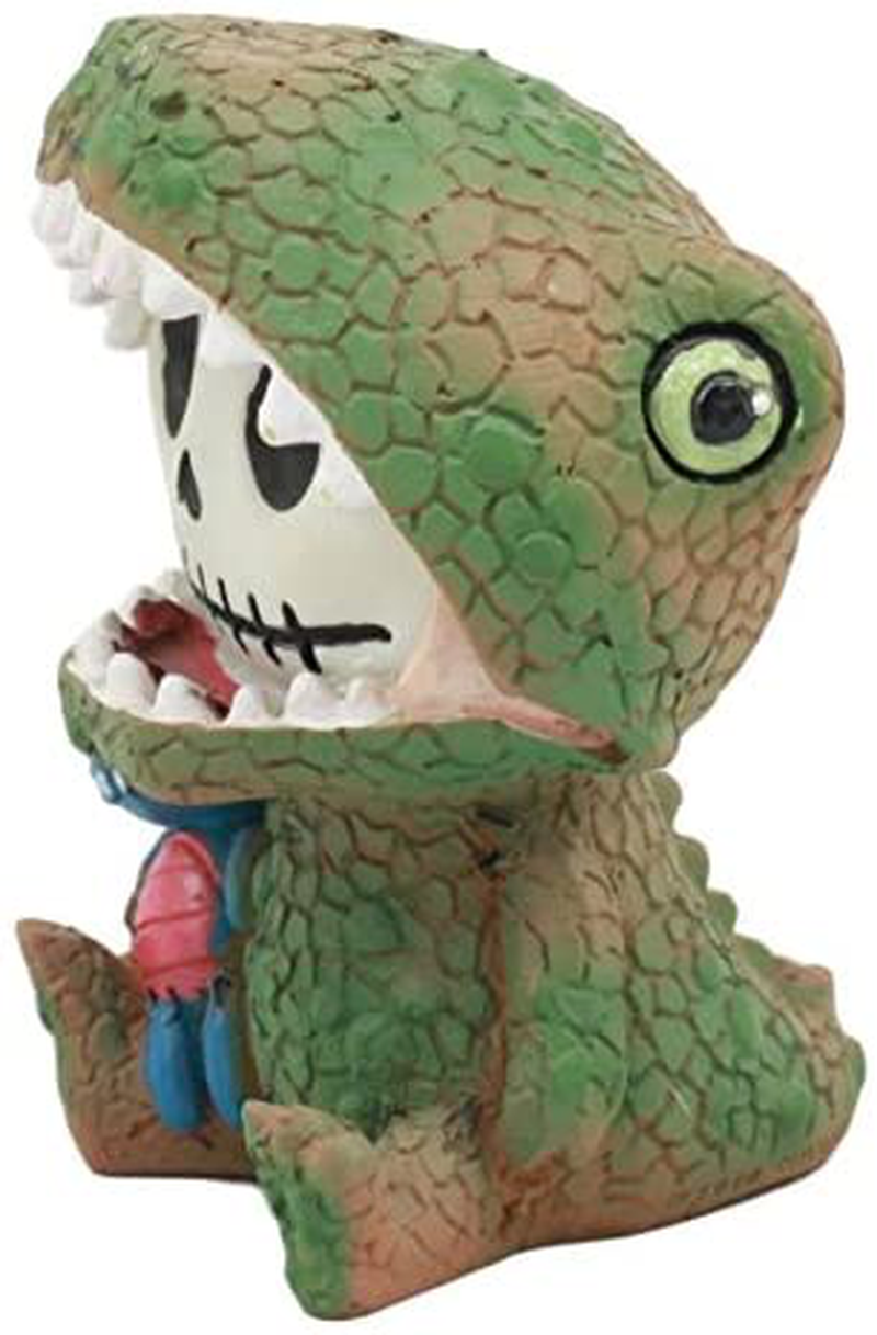 Gifts & Decor Ebros Tyrannosaurus Rex Dinosaur Furrybones Figurine 3" Tall Furry Bones Skeleton in T-Rex Costume Carrying Blue Dino Doll Sit Up Collectible Decorative Toy Home & Garden > Decor > Seasonal & Holiday Decorations Gifts & Decor   