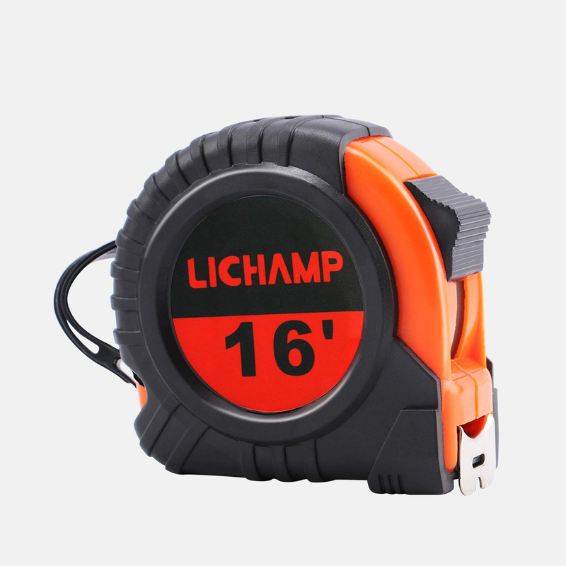 LICHAMP Tape Measure 16 ft, 6 Pack Bulk Easy Read Measuring Tape Retractable with Fractions 1/8, Measurement Tape 16-Foot by 3/4-Inch Hardware > Tools > Measuring Tools & Sensors Lichamp   