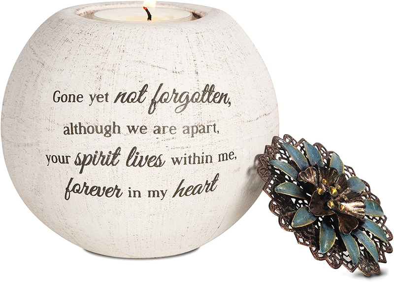 Pavilion Gift Company 19093 Forever in My Heart Terra Cotta Candle Holder, 4-Inch Home & Garden > Decor > Home Fragrance Accessories > Candle Holders Pavilion Gift Company Default Title  