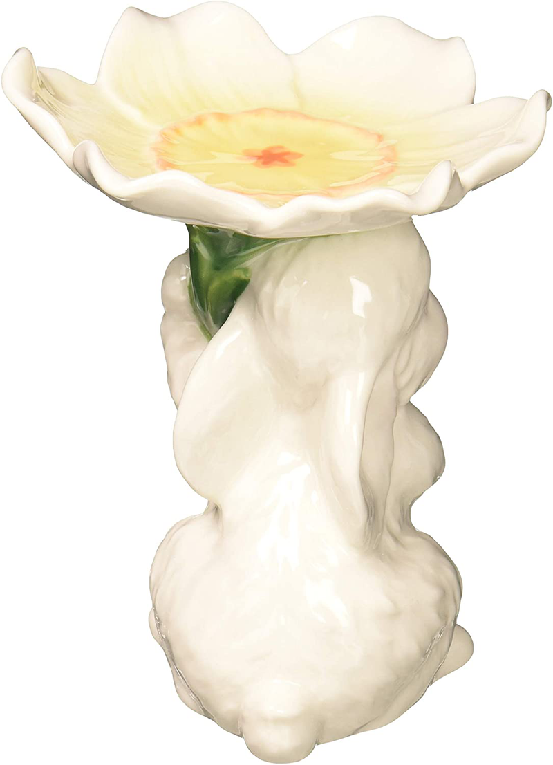 Cosmos 10590 Fine Porcelain Bunny Candy/Candle Holder, 3-3/4-Inch,White Home & Garden > Decor > Home Fragrance Accessories > Candle Holders Cosmos   