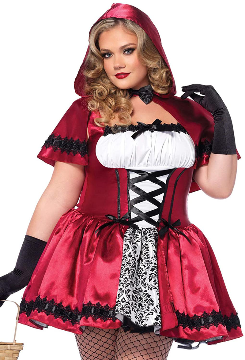 Leg Avenue Women's Gothic Red Riding Hood Costume Apparel & Accessories > Costumes & Accessories > Costumes Leg Avenue Women's Plus 3X / 4X 