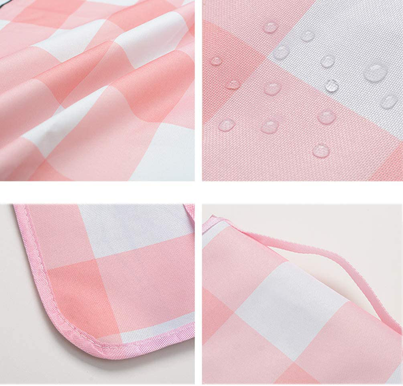 Picnic Blanket Waterproof Folding Camping Blanket Outdoors Beach Mat for Camping, Hiking, Park, Beach, Music Festivals(Pink) Home & Garden > Lawn & Garden > Outdoor Living > Outdoor Blankets > Picnic Blankets Hauunwey   