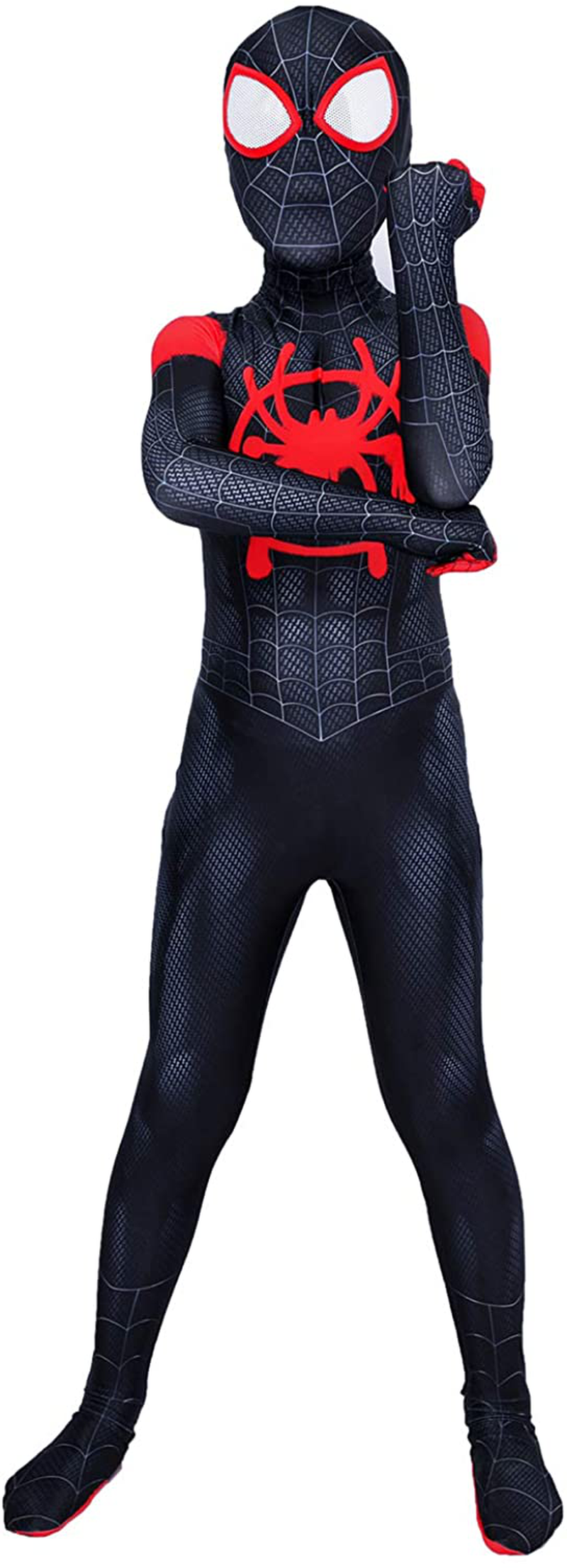 Superhero Costume Kids Cosplay Bodysuit Boys Halloween Dress Up Spandex Full Jumpsuit Zentai Apparel & Accessories > Costumes & Accessories > Costumes Heybest   