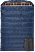 TETON Sports Mammoth Queen-Size Double Sleeping Bag; Warm and Comfortable for Family Camping Sporting Goods > Outdoor Recreation > Camping & Hiking > Sleeping Bags TETON Sports Blue Taffeta 20 Degrees Fahrenheit 