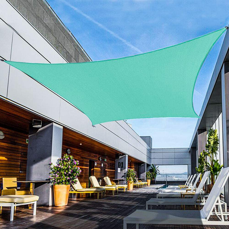 Shade&Beyond 10'x10' Sun Shade Sail Canopy UV Block for Patio Deck Yard and Outdoor Activities Home & Garden > Lawn & Garden > Outdoor Living > Outdoor Umbrella & Sunshade Accessories Shade&Beyond Turquoise 10'x10' 