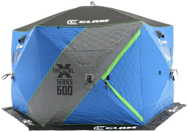 CLAM Multisided Outdoor Portable Pop up Ice Fishing Shelter Sporting Goods > Outdoor Recreation > Camping & Hiking > Tent Accessories CLAM   