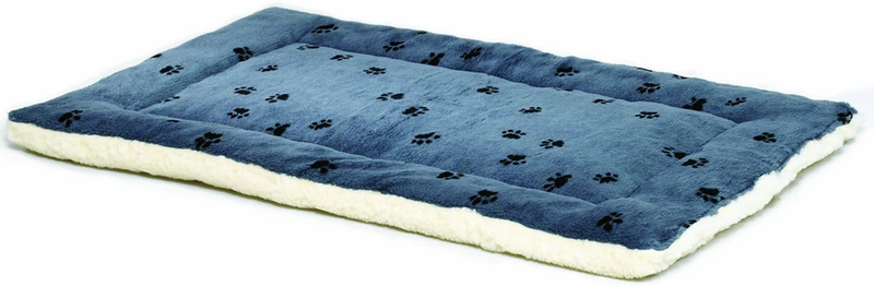Midwest Homes for Pets Reversible Paw Print Pet Bed in Blue/White, Dog Bed Measures Animals & Pet Supplies > Pet Supplies > Dog Supplies > Dog Beds MidWest Homes for Pets 18-Inch  