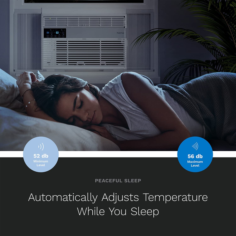 hOmelabs 6,000 BTU Window Air Conditioner with Smart Control – Low Noise AC Unit with Eco Mode, LED Control Panel, Remote Control, and 24 hr Timer Home & Garden > Kitchen & Dining > Kitchen Appliances hOmeLabs   