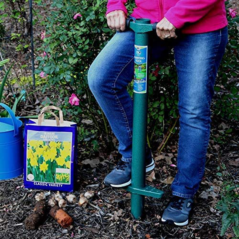 ProPlugger 5-IN-1 Lawn Tool and Garden Tool, Bulb Planter, Weeder, Sod Plugger, Annual Planter, Soil Test