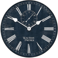 Navy Blue Large Wall Clock | Ultra Quiet Quartz Mechanism | Hand Made in USA | Beautiful Crisp Lasting Color | Comes in 8 Sizes Home & Garden > Decor > Clocks > Wall Clocks The Big Clock Store 5. Alston Walthan Navy & White 30-Inch 