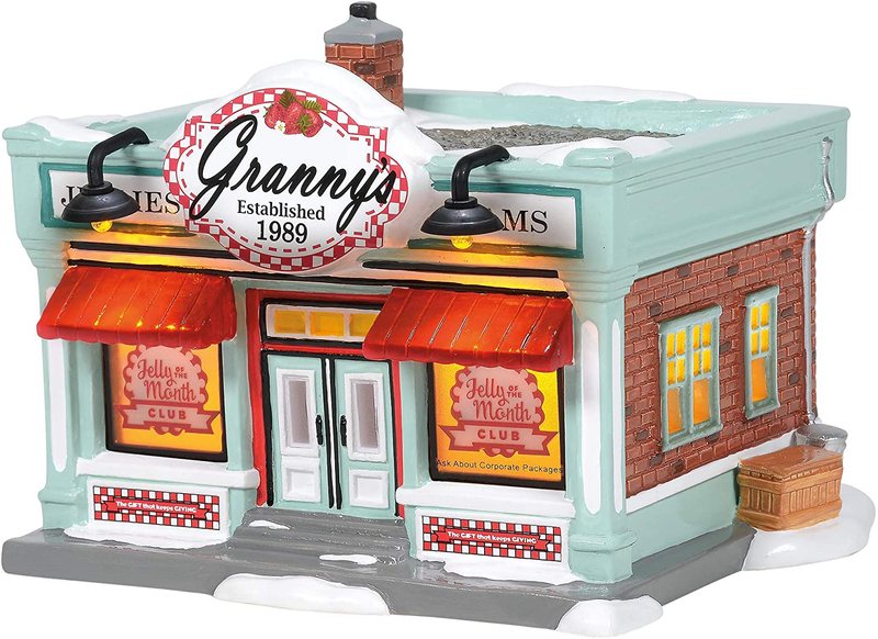 Department 56 Snow Village National Lampoon's Christmas Vaction Jelly of The Month Club Lit Building, 5.12 Inch, Multicolor Home & Garden > Decor > Seasonal & Holiday Decorations& Garden > Decor > Seasonal & Holiday Decorations Department 56   