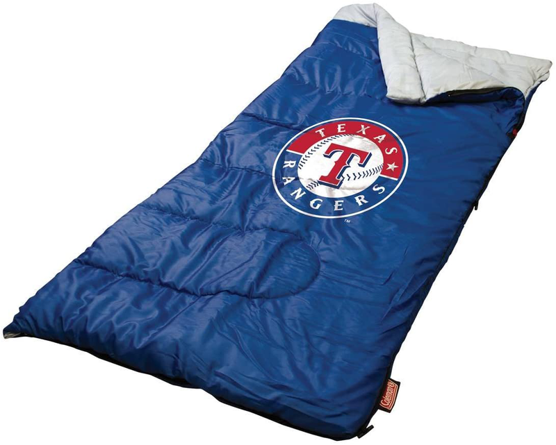 MLB Sleeping Bag Youth Sporting Goods > Outdoor Recreation > Camping & Hiking > Sleeping Bags Coleman Texas Rangers  