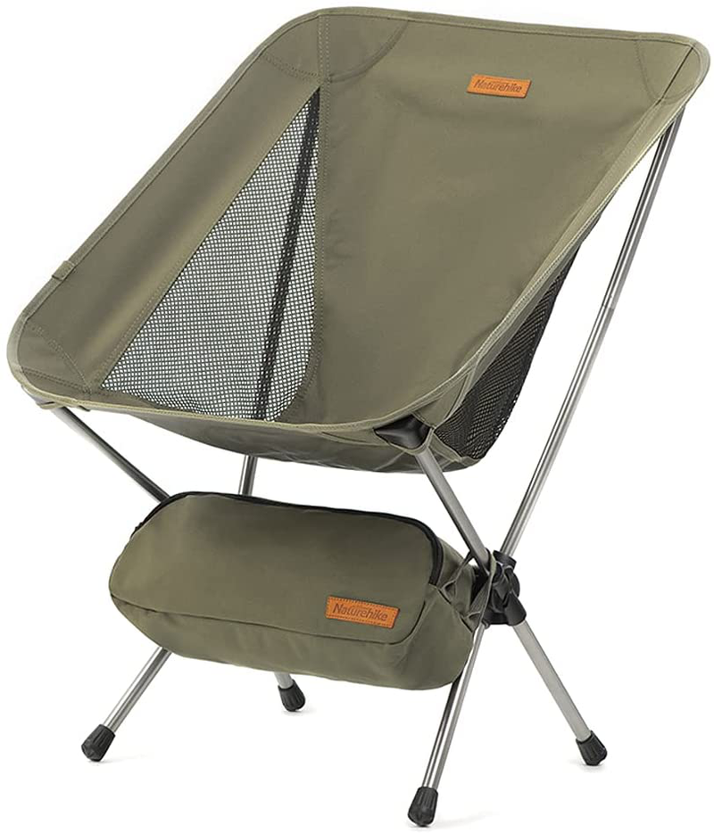 Naturehike Portable Camping Chair - Compact Ultralight Folding Backpacking Chairs, Small Collapsible Foldable Packable Lightweight Backpack Chair in a Bag for Outdoor, Camp, Picnic, Hiking (Gray) Sporting Goods > Outdoor Recreation > Camping & Hiking > Camp Furniture Naturehike Green  