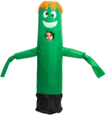 Spooktacular Creations Inflatable Costume Tube Dancer Wacky Waiving Arm Flailing Halloween Costume Child Size Apparel & Accessories > Costumes & Accessories > Costumes Joyin Inc Green  