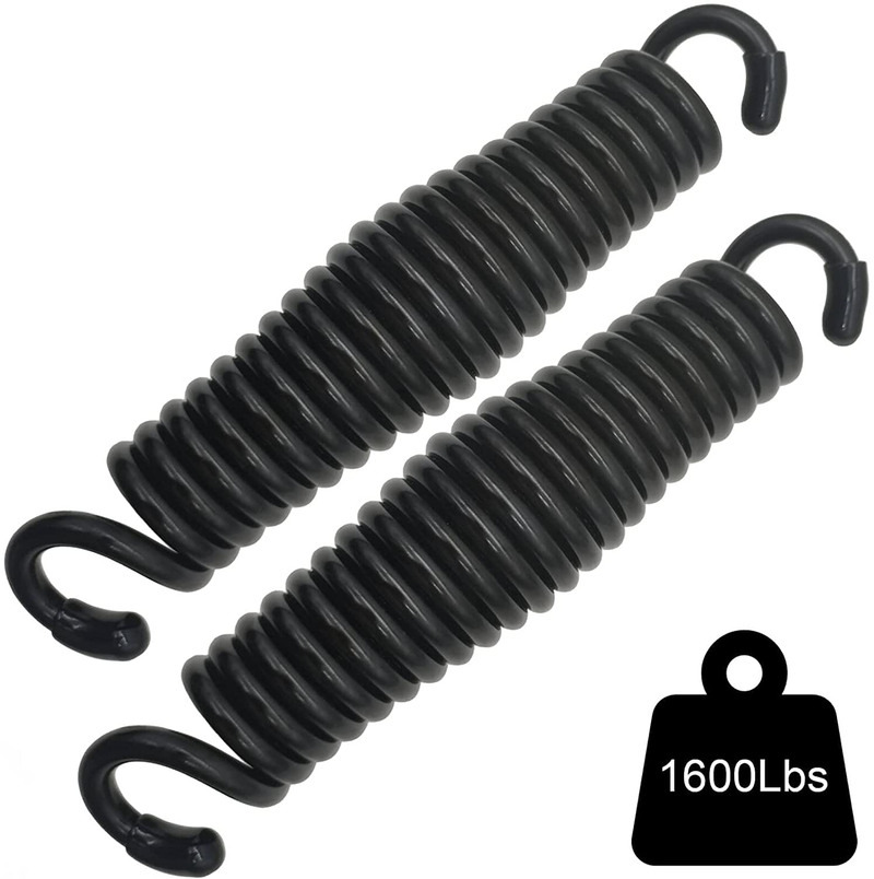 Heavy Duty Porch Swing Springs - 1600Lbs Hammock Chair Spring, Hanger Ceiling Mount Spring(Pack of 2) Home & Garden > Lawn & Garden > Outdoor Living > Porch Swings BLASCOOL Black 2PC 1600Lbs  
