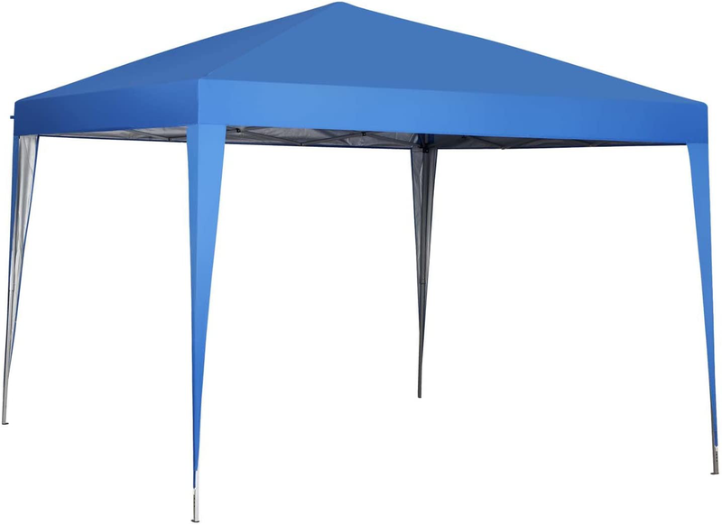 outdoor basic 10 x 10 ft Pop-Up Canopy Tent Gazebo for Beach Tailgating Party Blue Home & Garden > Lawn & Garden > Outdoor Living > Outdoor Structures > Canopies & Gazebos Outdoor Basic Blue  