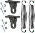 SwingMate Porch Swing Hanging Kit - 750 Lbs. Capacity - Proudly Made in The USA - Patented Heavy-Duty Suspension Swing Hangers and Springs for Hammock Chairs or Ceiling Mount Porch Swings - (Chrome) Home & Garden > Lawn & Garden > Outdoor Living > Porch Swings SWING-MATE Chrome  