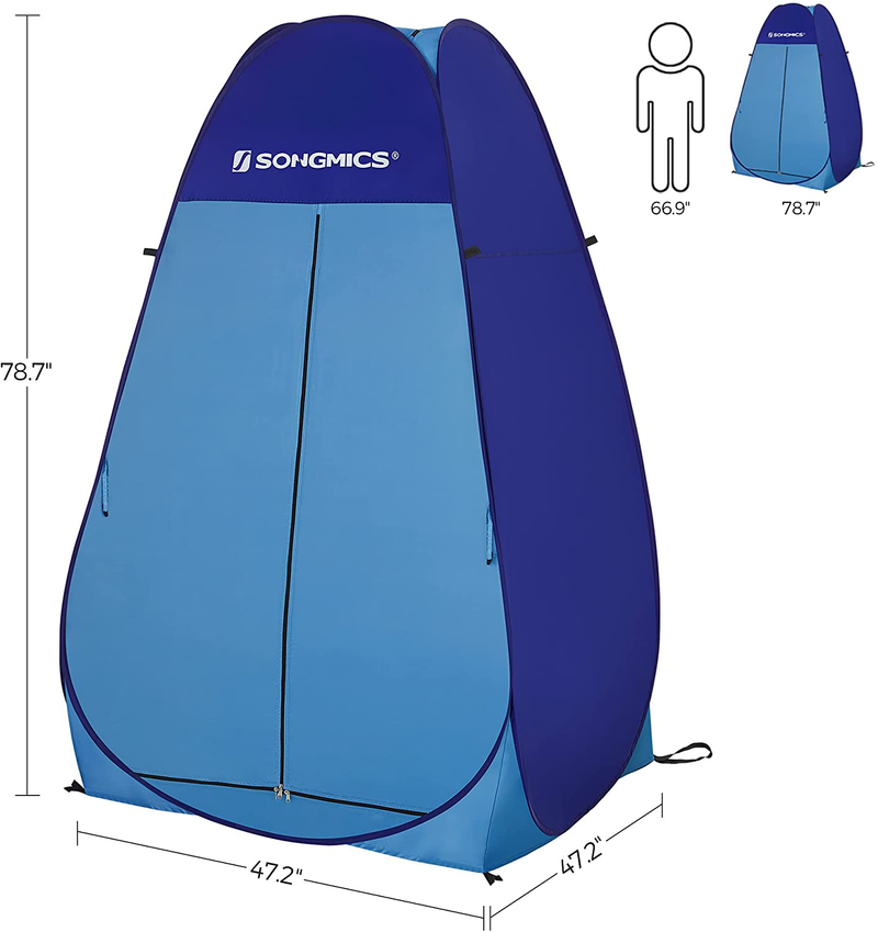 SONGMICS Pop up Privacy Tent, Portable Camping Shower Toilet Changing Shelter Sporting Goods > Outdoor Recreation > Camping & Hiking > Portable Toilets & Showers SONGMICS   