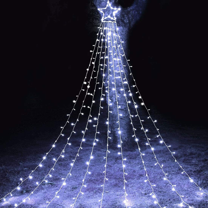 MAOYUE Outdoor Christmas Decorations 335 LED Star Lights Christmas Yard Decorations LED Christmas Star Lights 8 Lighting Modes Outside Tree Decoration Lights for New Year, Holiday, Wedding, Party Home & Garden > Decor > Seasonal & Holiday Decorations& Garden > Decor > Seasonal & Holiday Decorations MAOYUE   