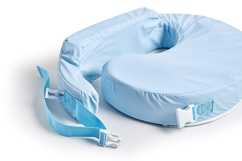 My Brest Friend Nursing Pillow Waterproof Slipcover – Machine Washable Breastfeeding Cushion Cover - Pillow Not Included, Blue Home & Garden > Decor > Chair & Sofa Cushions My Brest Friend   