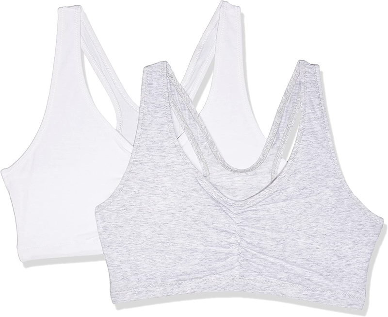 Hanes Women's X-Temp ComfortFlex Fit Pullover Bra MHH570 2-Pack ApparApparel & Accessories > Clothing > Underwear & Socks > Brasel & Accessories > Clothing > Underwear & Socks > Bras Hanes Bras White/Heather Grey X-Large 