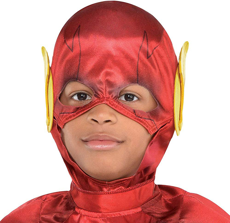 Costumes USA DC Comics: The New 52 The Flash Muscle Costume for Boys, Includes a Padded Jumpsuit and a Mask Apparel & Accessories > Costumes & Accessories > Costumes Costumes USA   