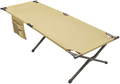 Kingcamp Camping Sleeping Cot Folding Bed 81” X 30” Extra Wide for Adults Heavy Duty Portable for Indoors & Outdoors Use Sporting Goods > Outdoor Recreation > Camping & Hiking > Camp Furniture KingCamp Beige  