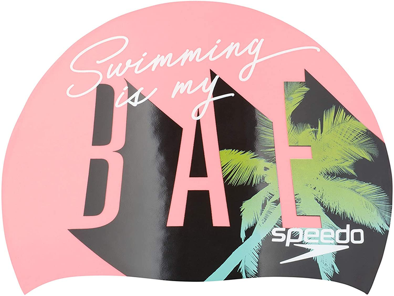 Speedo Unisex-Adult Swim Cap Silicone Sporting Goods > Outdoor Recreation > Boating & Water Sports > Swimming > Swim Caps Speedo Bae Coral  