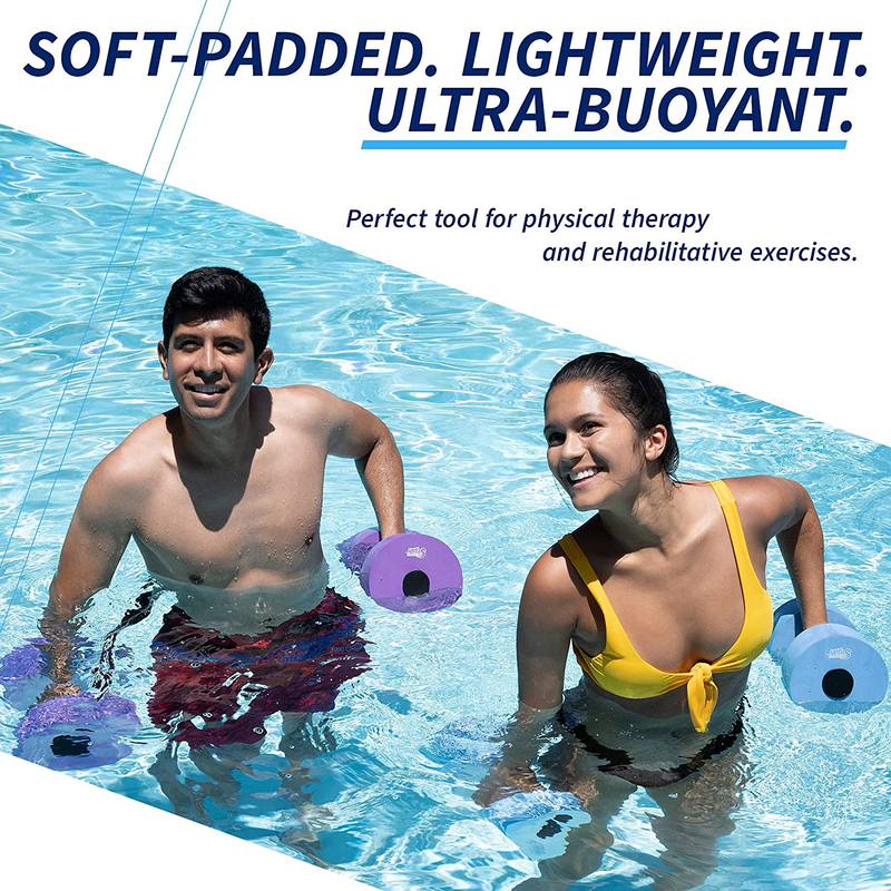 Sunlite Sports High-Density EVA-Foam Dumbbell Set, Water Weight, Soft Padded, Water Aerobics, Aqua Therapy, Pool Fitness, Water Exercise Sporting Goods > Outdoor Recreation > Boating & Water Sports > Swimming Sunlite Sports   