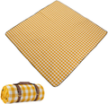 Picnic Blanket Waterproof Extra Large | Beach Blanket Sand Proof Oversized | Great Festival Blanket and Picnic Mat | Water Resistant Heavy Duty Wet Blanket Lawn for Outdoor Picnics (Colorful) Home & Garden > Lawn & Garden > Outdoor Living > Outdoor Blankets > Picnic Blankets Miss Cassie&Miss Kiki Yelliw  