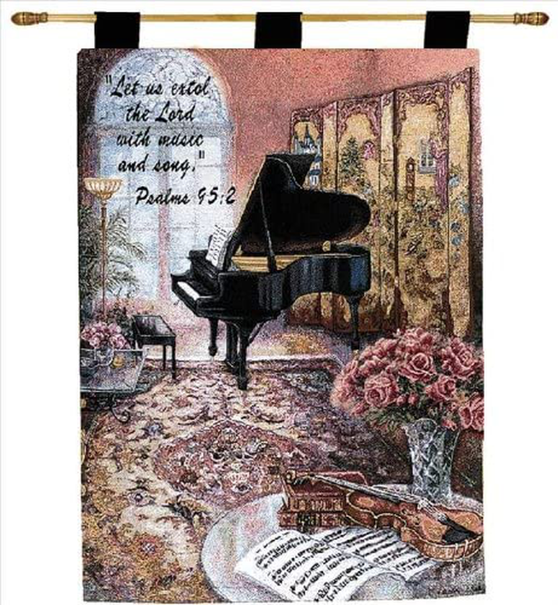 Manual Inspirational Collection 13 X 18-Inch Wall Hanging with Frame, Ten Commandments Home & Garden > Decor > Artwork > Decorative Tapestries Manual Woodworker Music Room with Verse by Lena Liu 26 by 36-Inch 