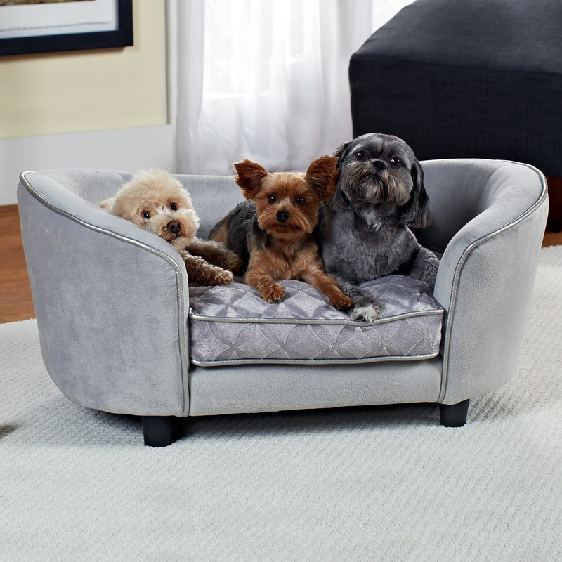 Quicksilver Pet Sofa Animals & Pet Supplies > Pet Supplies > Dog Supplies > Dog Beds Enchanted Home Pet   