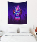 Crannel Gaming Wall Tapestry, Conceptual Abstraction Modern Controller Realistic Game Wireless Mockup Tapestry 80x60 Inches Wall Art Tapestries Hanging Dorm Room Living Home Decorative,Black Blue Home & Garden > Decor > Artwork > Decorative TapestriesHome & Garden > Decor > Artwork > Decorative Tapestries Crannel Purple Black-4 50" L x 60" W 