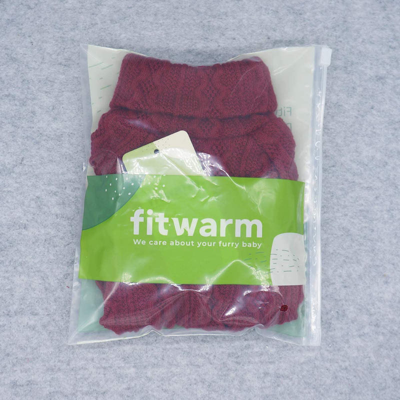 Fitwarm Thermal Knitted Dog Pajamas Pet Clothes Doggie Turtleneck PJS Lightweight Puppy Sweater Doggy Winter Coat Outfits Cat Jumpsuits Animals & Pet Supplies > Pet Supplies > Dog Supplies > Dog Apparel Fitwarm   